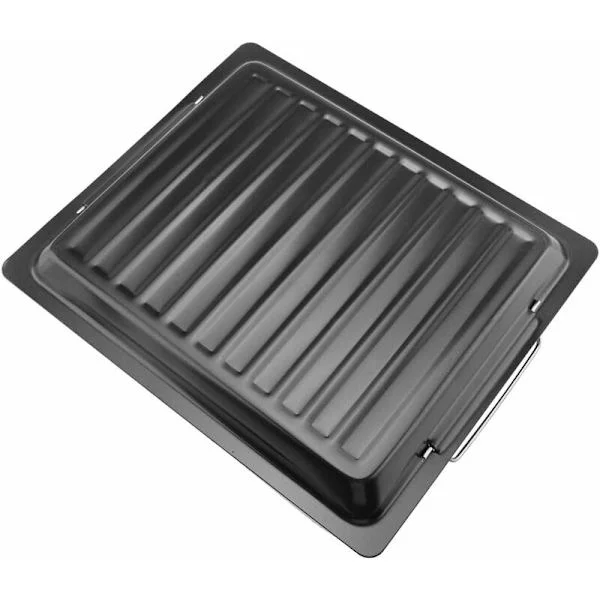 grillpande, fødevaregodkendt grillplade i rustfrit stål, rustbestandig stegepande, non-stick grillplade, bærbar stegeplade