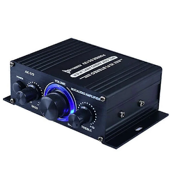 400W Professionell Hemförstärkare Audio Ingen Bluetooth-kompatibel Förstärkare Subwoofer Förstärkare Hembio Mini Förstärkare