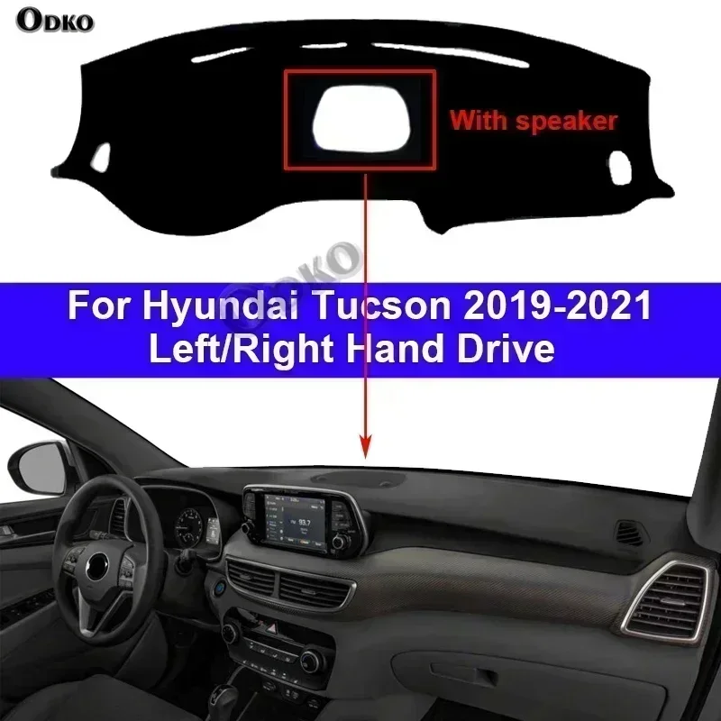 AliExpress - Couverture de tableau de bord de voiture, tapis de protection pour Hyundai Tucson 2019 2020 2021 RHD LHD, pare-soleil Automobile Anti-UV