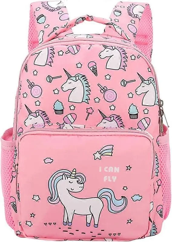 Backpack for Girls, Unicorn School Bag, Cute Unicorn Toddler Backpack Lightweight Small Kids Backpack Schoolbag
