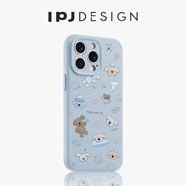 Sommar enkel tecknad söt tax telefonfodral lämpligt för Apple telefonfodral Vita blommor iPhone 15 Pro Max Vita blommor iPhone 15 Pro Max
