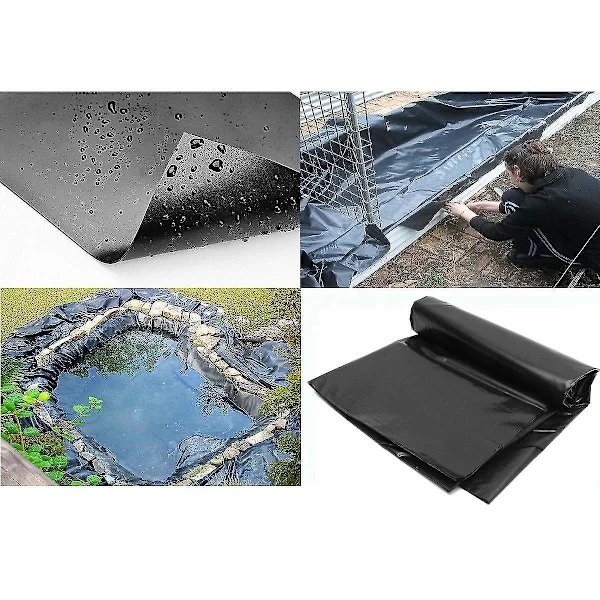 [CA] Fiskedamsfolie i alle størrelser Haver Pool PVC Membran Forstærket Landskabspleje 3M*3M