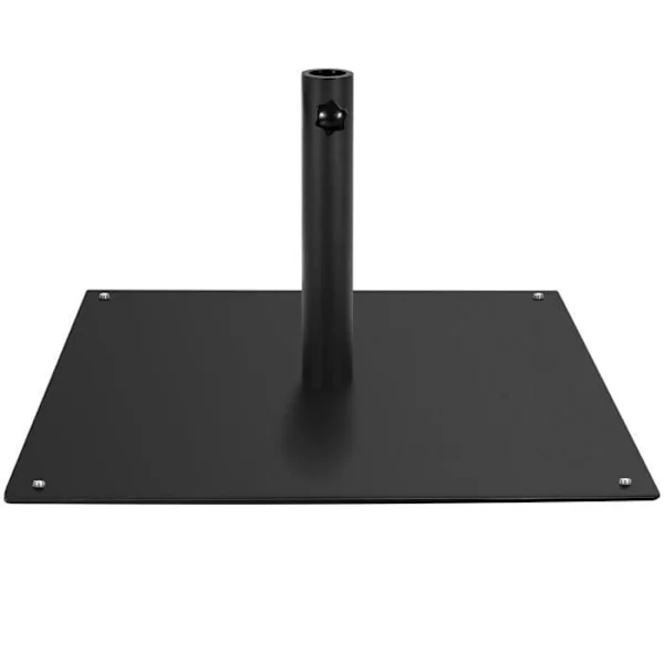Parasolfot COSTWAY för Mast Ø 40/50mm med 4 Justerbara Fötter Tung 16kg, Parasolbas för Terrass, Pool, Patio, Trädgård