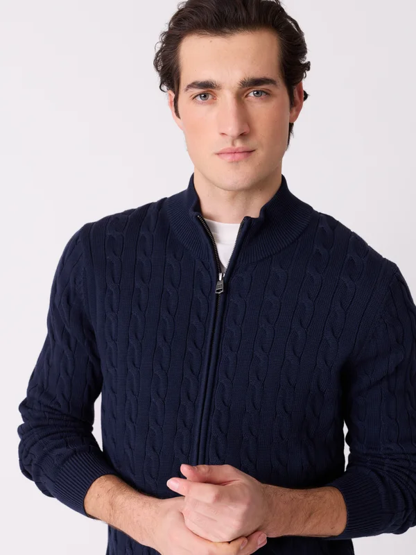 Jean Paul - Michel cardigan - Herre - Blå - Gensere - L