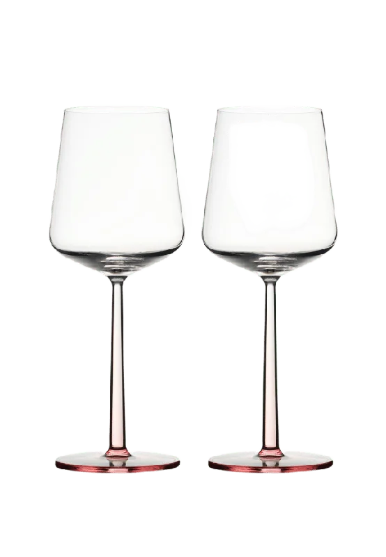 Iittala Essence rödvinsglas 45 cl ros 2-pack Glas Rosa