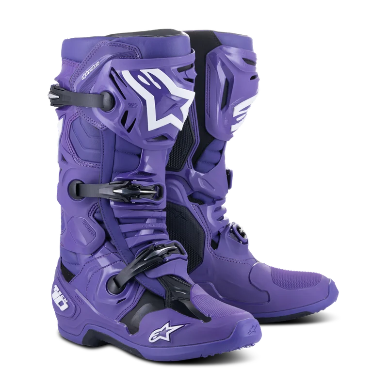 Stivali Cross Alpinestars Tech 10 Ultravioletto/Nero 43
