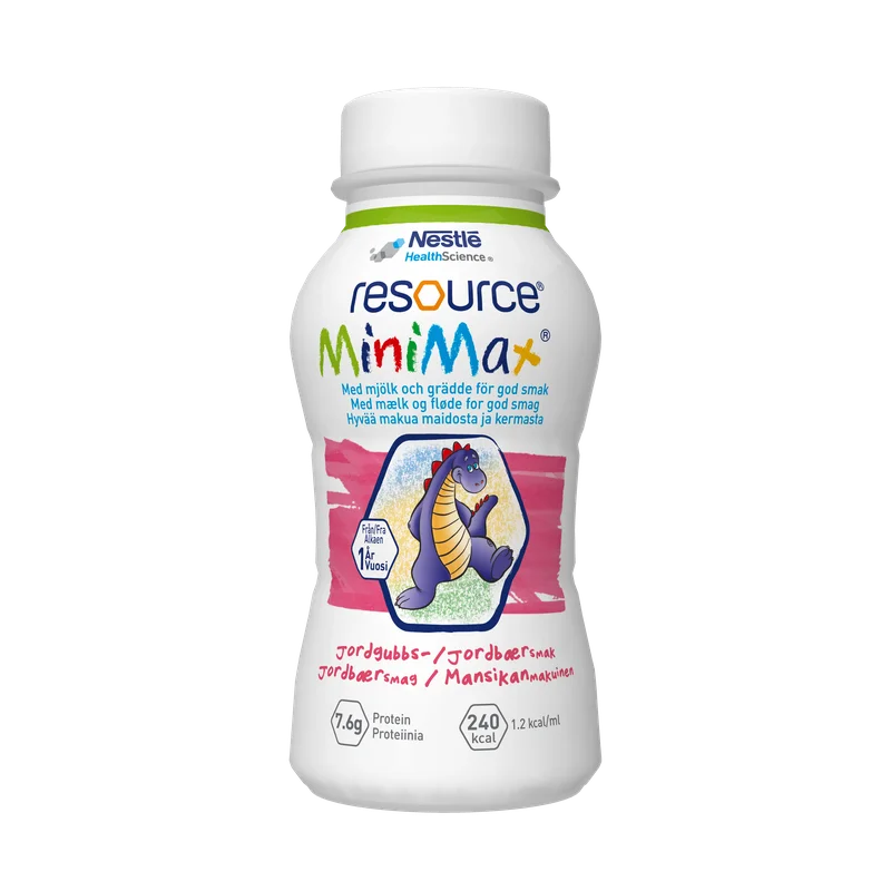 Resource MiniMax næringsdrikk jordbær 2x200 ml