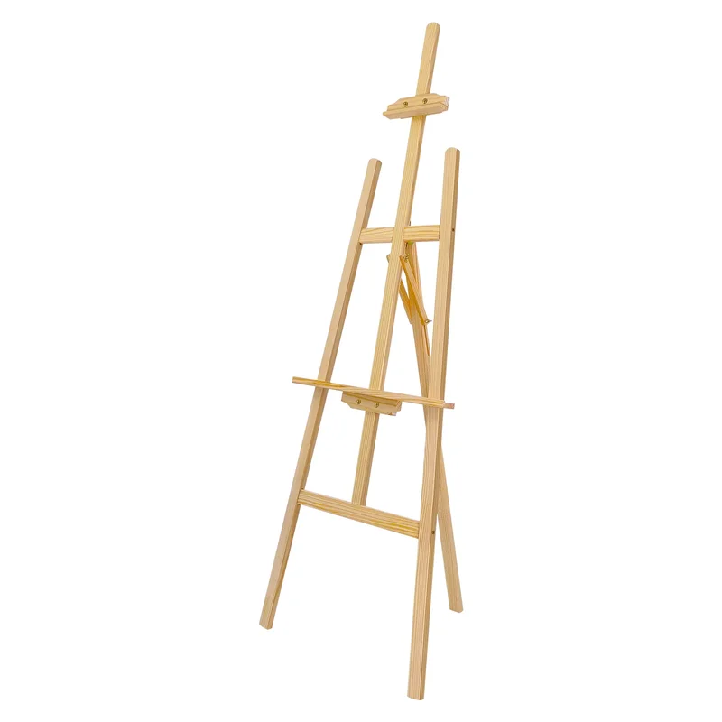 AliExpress - Chevalet en bois de 1,5 m pour la peinture – Chevalet d'art réglable en hauteur de 59 pouces, support robuste pour toile de studio, 