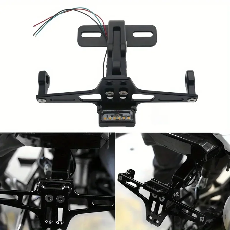 AliExpress - Support de plaque d'immatriculation de moto, support de plaque d'immatriculation pour BMW R1200GS Yamaha MT07 MT10 Kawasaki Z750 Z800 
