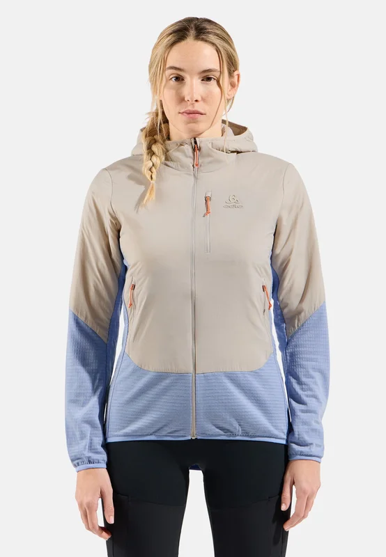 Odlo Ascent Hybrid Isolasjonsjakke for dame, M, beige