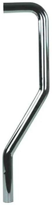 Gelia 3000923182 Avloppsrör för tvättställ, S-typ, 150x 610 mm, Inomhusavlopp