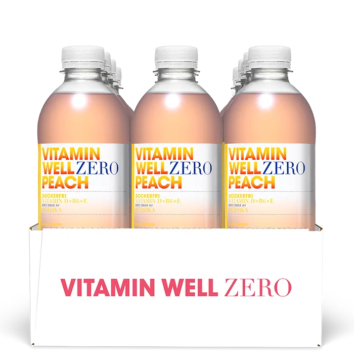 12 x Vitamin Well Zero Vitamin juoma 500 ml