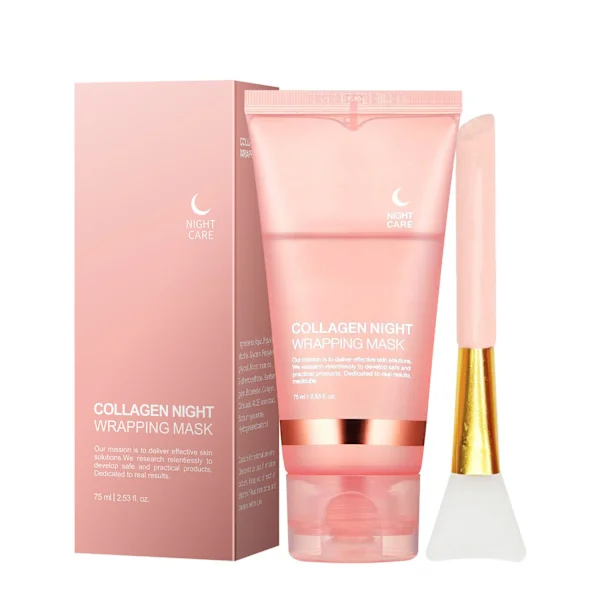 1-3X Medicube Collagen Natmaske KOREANSK Glas Hud Rutine