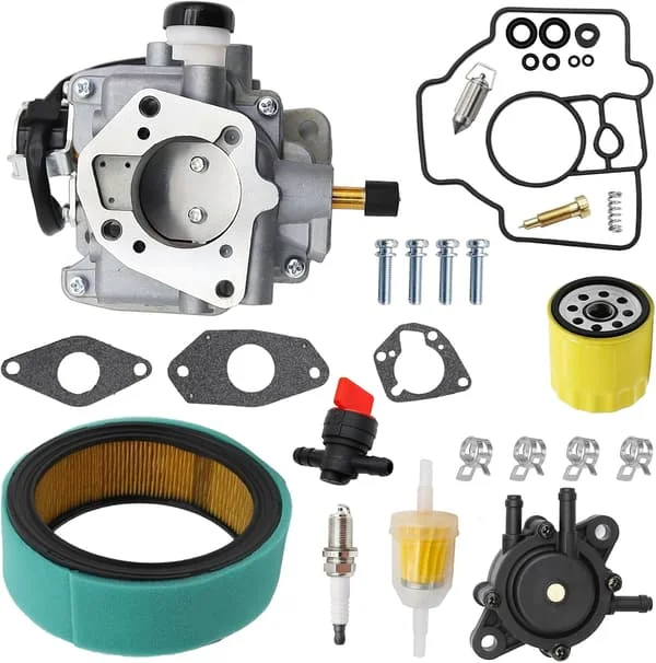 24-853-34-S Förgasare komplett paket kompatibel med Kohler CH20 CH22 CH25 CH26 CH670 CH730 740 25HP 27HP motorer ersätter 24-853-162-S 24-853-93-S -
