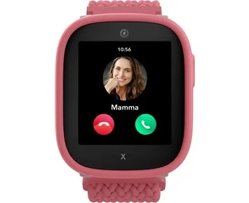Svart smartklokke for barn med forhåndsinstallert eSIM
