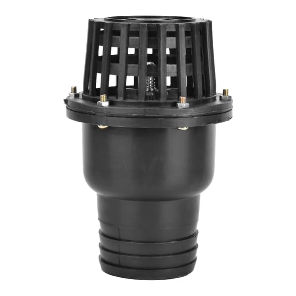 3 tum Svart PVC Lågtrycks Platt Backventil Vattenpump Maskin