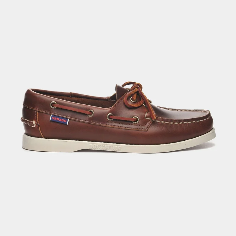 Seglarskor Sebago Docksides Portland Waxed, Brown (900), dam, EU 37.5 (US 7 / 23.8 cm)