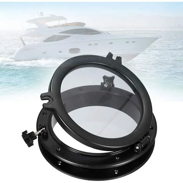 Marina fönster, fönster för marina båtar, utbytes runda fönster för marina yachter, marina fönster/fönster/fönster 8,4 tum
