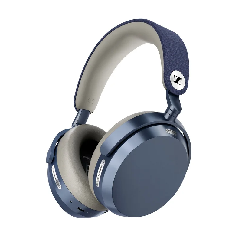 Sennheiser MOMENTUM 5 Wireless Trådløst headset med Active Noise Cancelling (ANC) i Blå