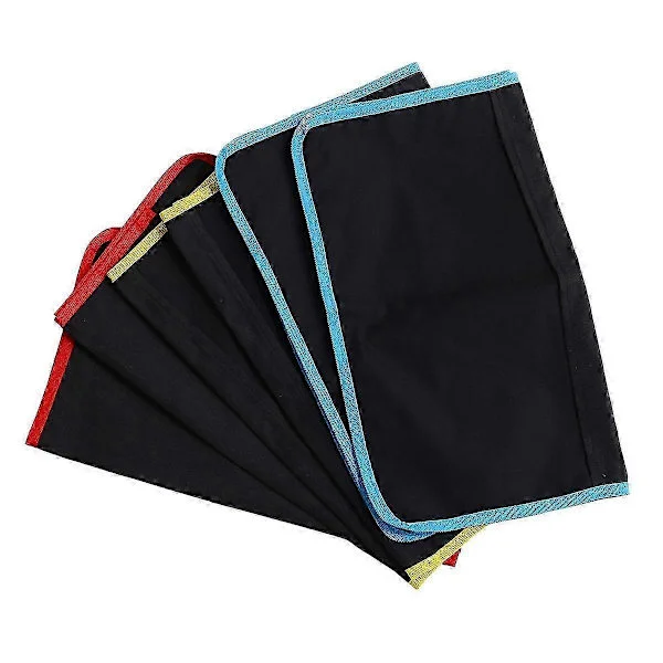 Chair Pockets for Classroom, Chair Pockets, Chart Pockets, Chair Storage Bag with Name Tag, for Classroom, 6 Pcs Edition 0613