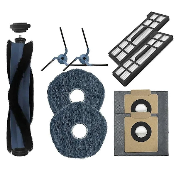 Accessories for X10 Pro Omni Robot Vacuum Cleaner Dust Bag Hepa Filter Roller Brush Side Brush Mop Cloth