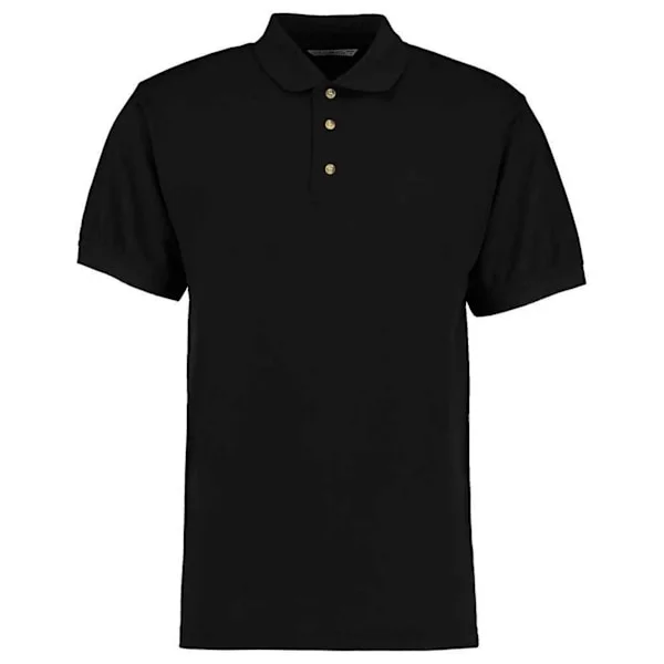 Kustom Kit Herr Arbetskläder Heather Pikétröja XL Svart