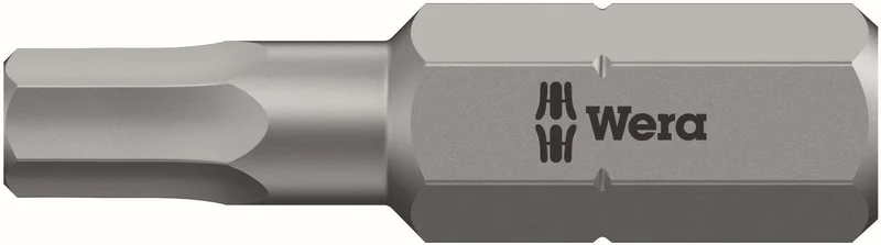 Wera 840/1 Z Bits 25 mm, 1/4" sekskantfatning 4 mm, Maskintilbehør & forbrugsvarer