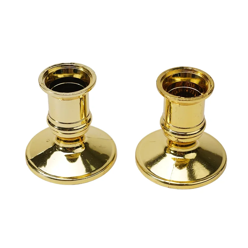 AliExpress - 2 Stück Stabkerzenhalter Kerzenständer Silber Gold Stab Wachssockel für Hochzeit Party Festival Kerzenhalter Heimdekoration