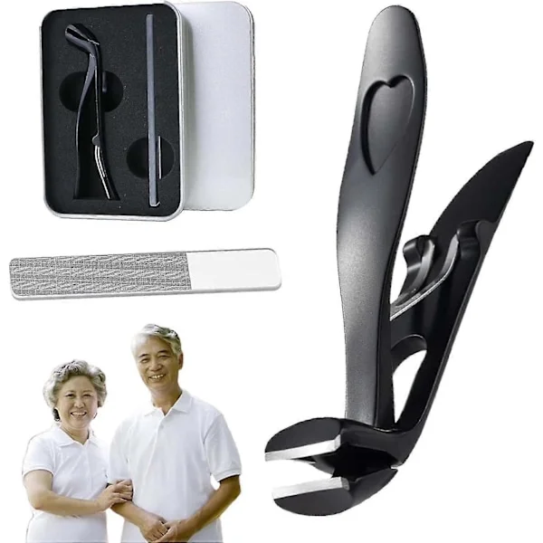 Negleklipper, neglesaks for seniorer, ergonomisk neglesaks stor for seniorer, neglesaks neglfilsett