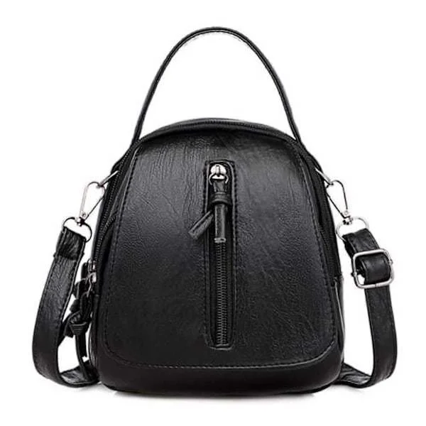 Mini Backpack Handbag Compatible with Women Crossbody Phone Bag Wallets Handbags Clutch Black