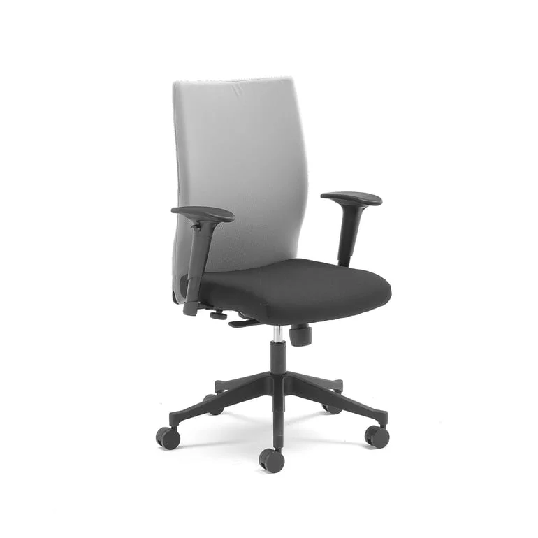 Modern office chair MILTON, grey back