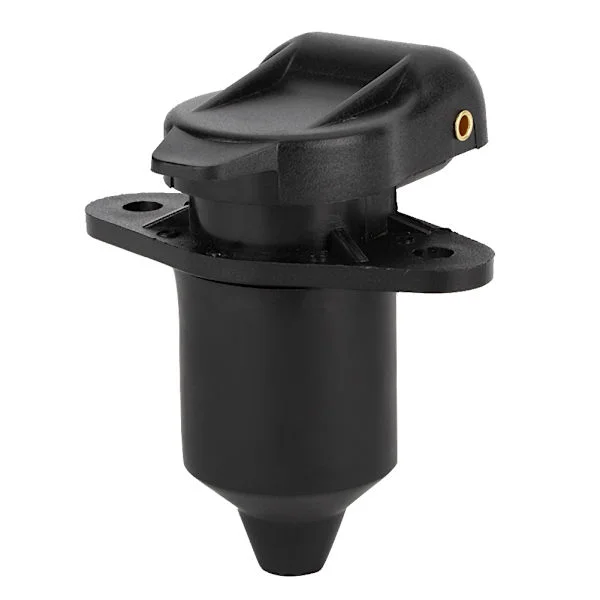 Svart Plast 3-polet Tilhengerkontakt Adapter for Tilhenger