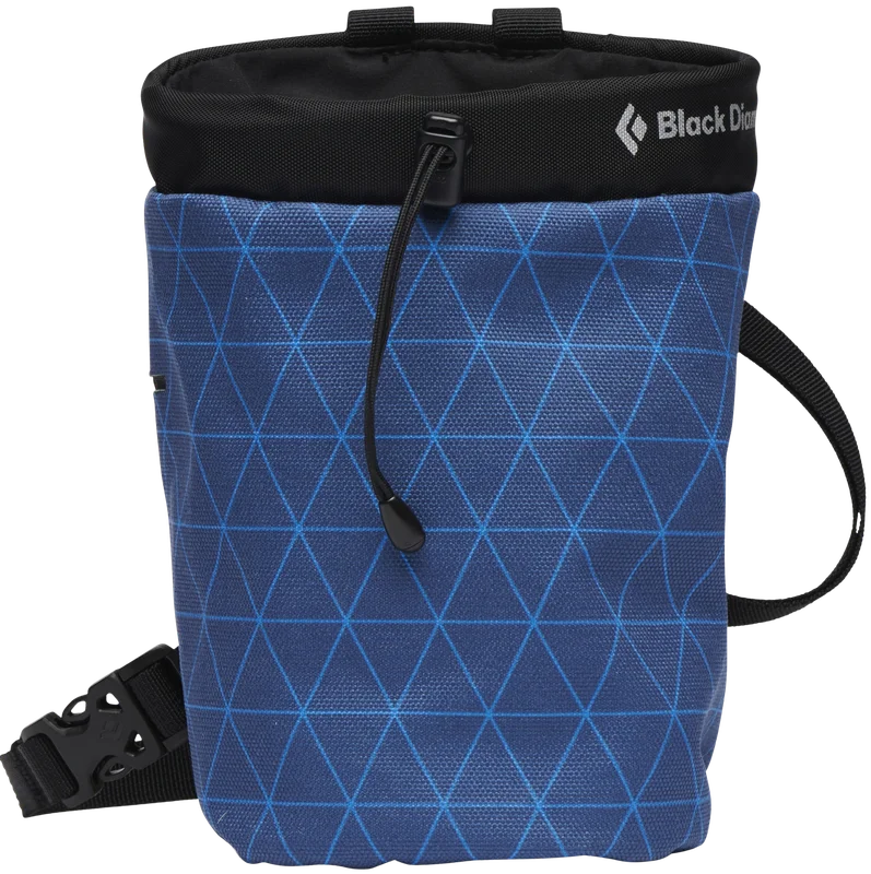 Black Diamond Gym Chalk Bag mankkapussi, Ultra Blue Triangle