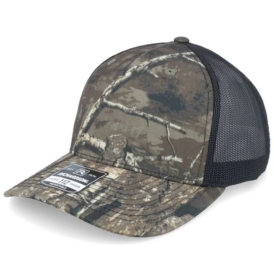 Richardson - Camo trucker Casquette - 112pfp Realtree Timber/Black A-Frame Trucker @ Hatstore