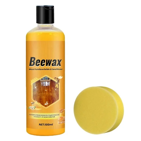 100ml Bivax Spray Möbelpolish Rengöringsmedel Naturlig Bivax Spray Bivax Finish Förbättrare för Återställ Glans Förläng Möbellivslängd