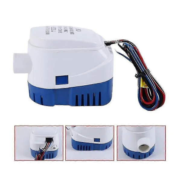 1100gph 750gph Automatisk Elektrisk Dränkbar Pump För Båt Länspump 12v Vattenpump 12v Länspump 12 Volt Pump För Vatten 24v-dwdz 12V
