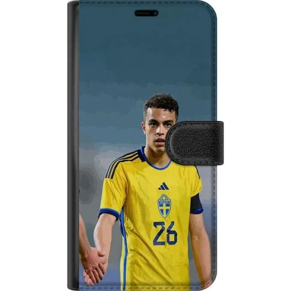 Kompatibel Tegnebogsetui til ZTE Blade V50 Vita Yasin Ayari i landskampstrøjen under Sveriges rejse mod fodbold-VM 2026.