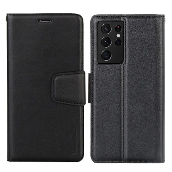 Samsung Galaxy S21 Ultra - Praktiskt HANMAN Plånboksfodral