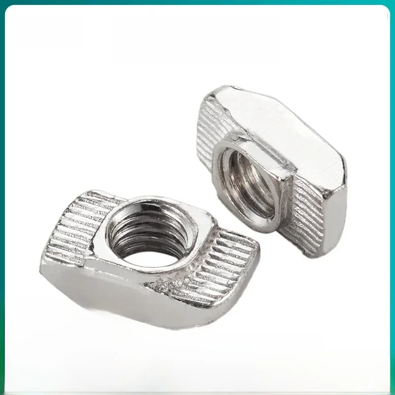 AliExpress - 10/ 20/ 50 stücke M3 M4 M5 M6 M8 M10 Slot T-mutter Schiebe T Mutter Hammer Drop in Mutter Befestigen Stecker Für Aluminium Extrusion