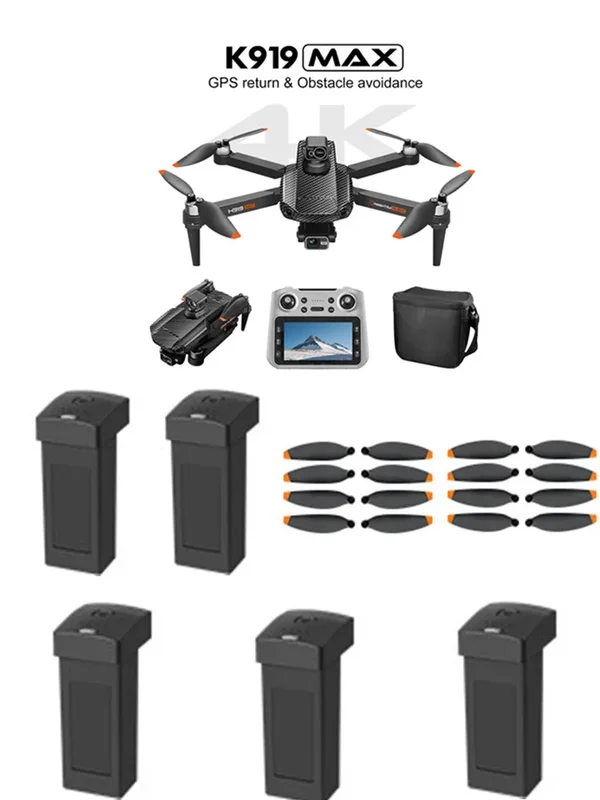 AliExpress - K919 MAX Drone Batterie K818 RC Drone Zubehör 7,4 V 4500 mAh Batterie/Klinge Für K919 MAX RC Drone Spielzeug K919Dron Batterie