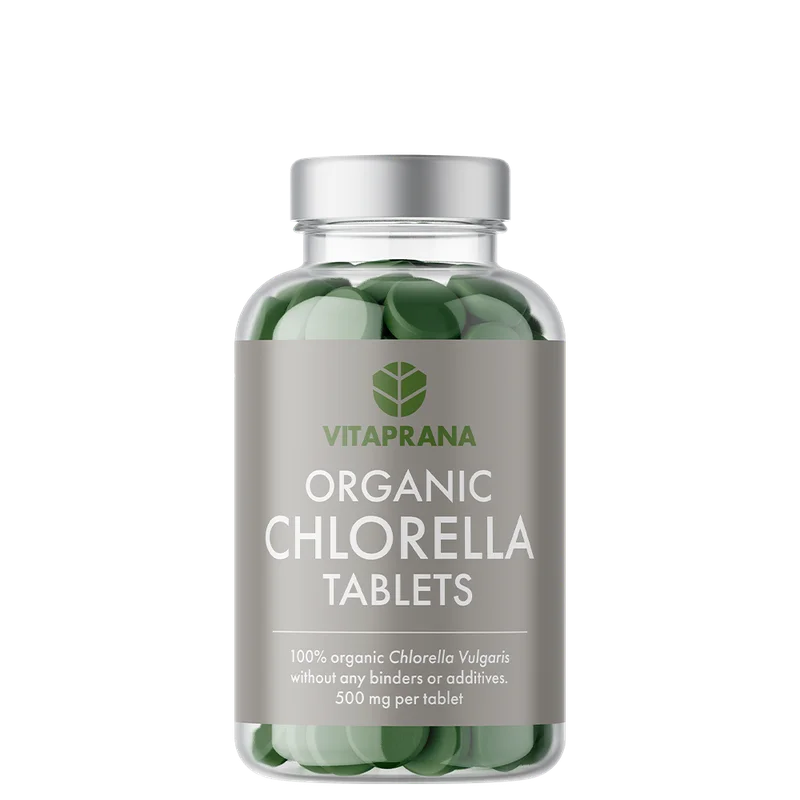 Vitaprana Ekologisk Chlorella 250 tabletter betakaroten