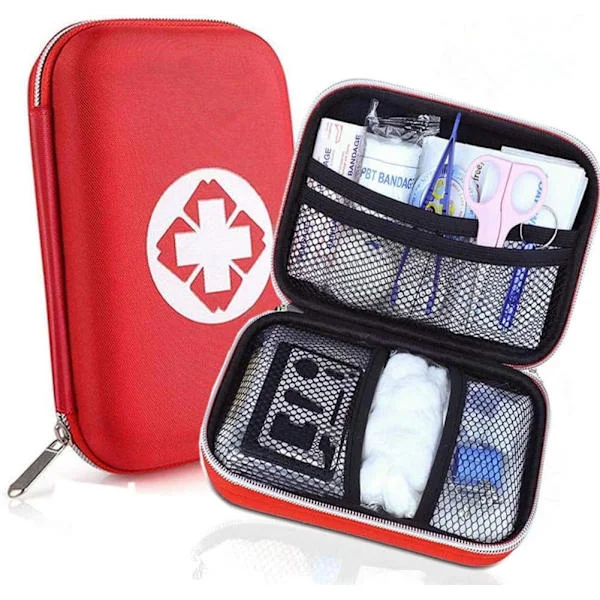 Första hjälpen-kit, Mini Medical Box, Komplett för bil, resor, kontor