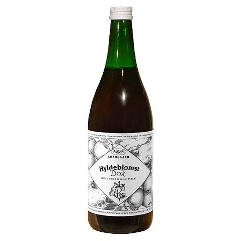 3 for 2 - Søbogaard Hyldeblomstdrik m. æble sød Ø 730 ml, Helse & Madvarer, Drikkevarer, Saft, Juice & Iste