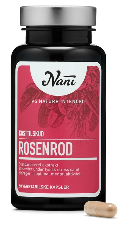 3 for 2 - Nani Rosenrod 60 kaps., Helse & Madvarer, Energi, Øvrige