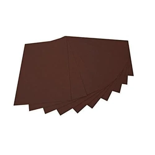 Hobbyfilt - BRINGMANN - FOLIA 520485 - 20 x 30 cm - 10 ark - Färg choklad