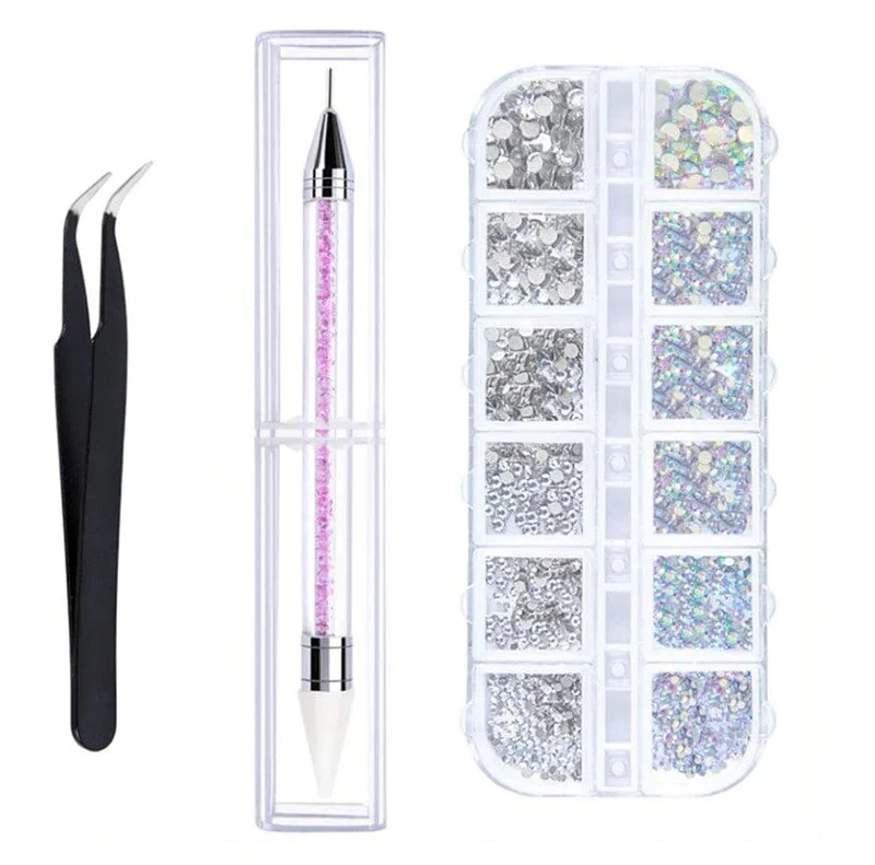 Nailster Smykkestensæt, Makeup, Nail Art, Smykkesten
