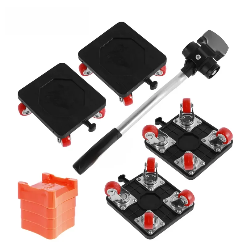 AliExpress - 400 KG Heavy Duty Möbel Heber Transport Mover Heber Rutschen Rad Einfache Möbel Mover Werkzeug Set Rad Roller Bar hand Werkzeuge
