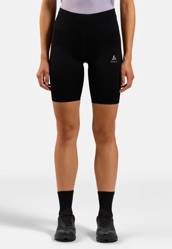 Odlo Women's Essential Short Running Tights, XS, black