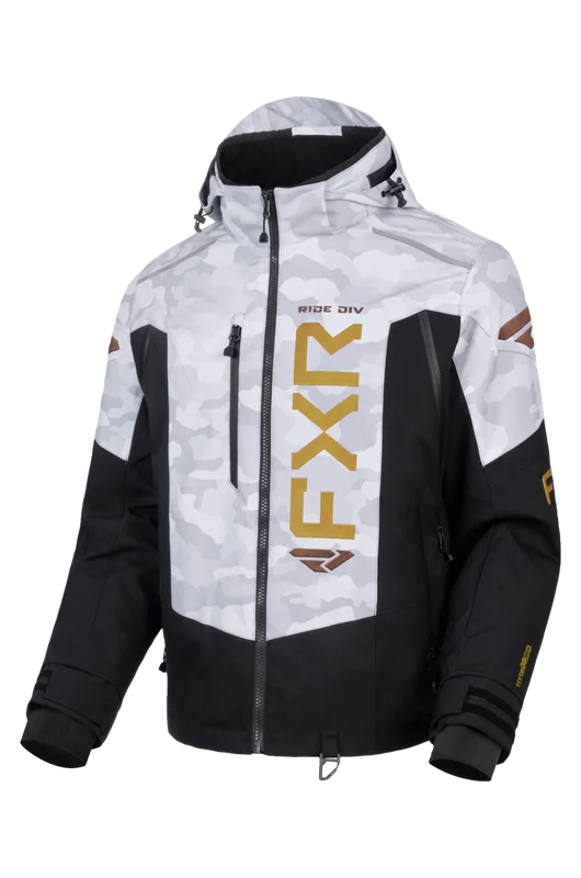Talvitakki FXR Helium X 2-In-1 26 Valkoinen Maastokuvio/Kulta S