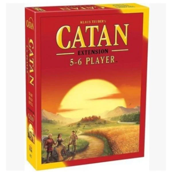 Catan komplet spil + udvidelse til op til 6 spillere, brætspil